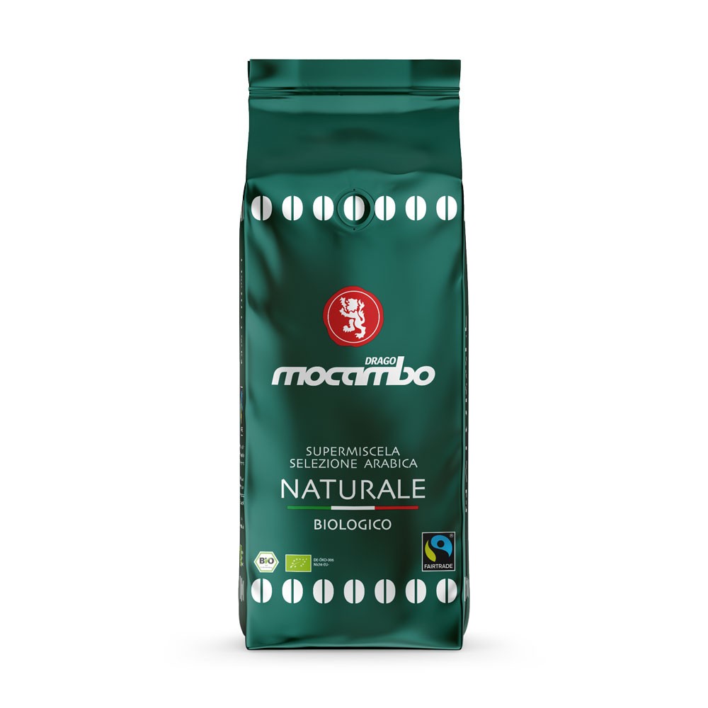 Mocambo Naturale - 70/30 - Espresso 1 kg Bohnen - FAIRTRADE & BIO